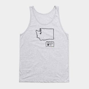 Washington Bottoms / Tops Map Tank Top